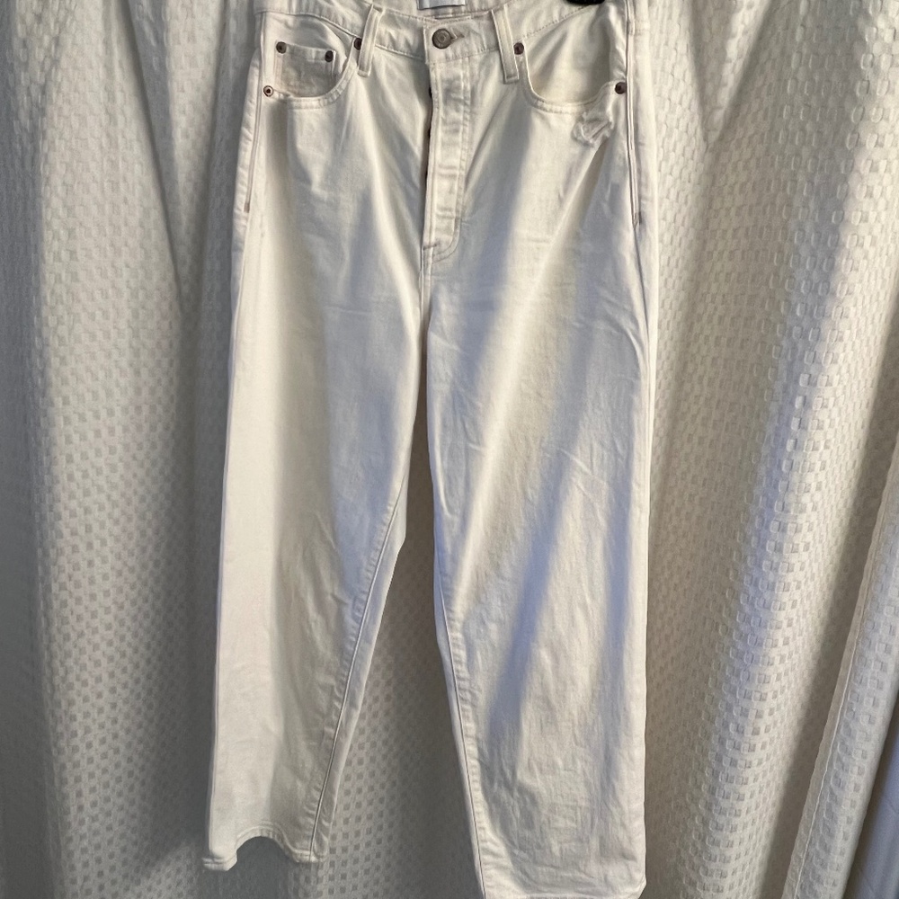Pistola Cassie Crop High Rise Straight jeans